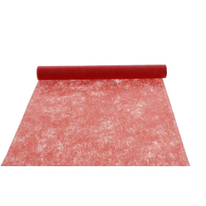 Glanzorganza rot - ca. 5 m x 30 cm