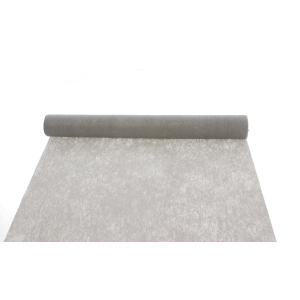 Glanzorganza grau - ca. 5 m x 30 cm