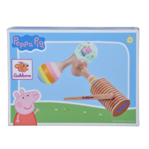 Peppa Wutz - Maraca und Ratsche - Set