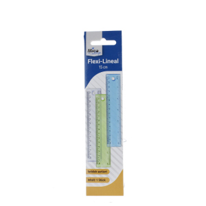 Lineal - flexibel - ca. 15 cm - 1 Stück