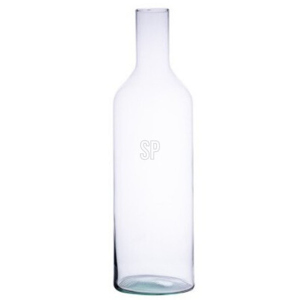 Vase - aus Glas - in Flaschenform - ca. 15 cm x 53 cm