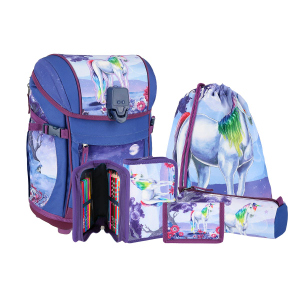 Schulranzenset - Smart Light - Magic Dream - Einhorn - 5-teilig