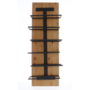 Weinregal für 6 Flaschen - ca. 27 x 9,5 x 73 cm