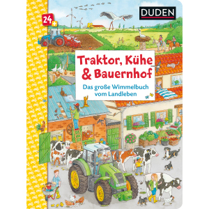Duden - Traktor, Kühe & Bauernhof - Das große Wimmelbuch vom Landleben