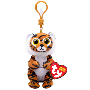 ty Beanie Bellie Clips - Schlüsselanhänger Tiger Clawdia - ca. 9,5 cm