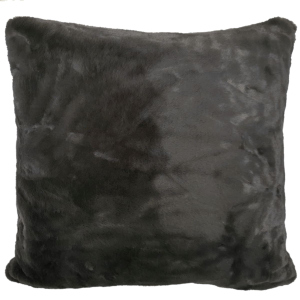 Wendekissen - Rabbit Hochflor - anthrazit -gefüllt - ca. 45 x 45 cm