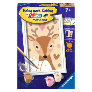 Malen nach Zahlen - Niedliches Reh