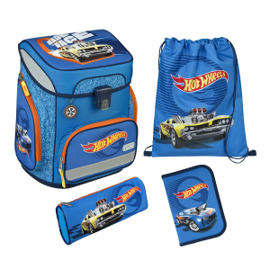 Hot Wheels - Scooli - Schulranzen Set - EasyFit - 5-teilig