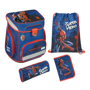Spider-Man - Scooli - Schulranzen Set - EasyFit -  5-teilig