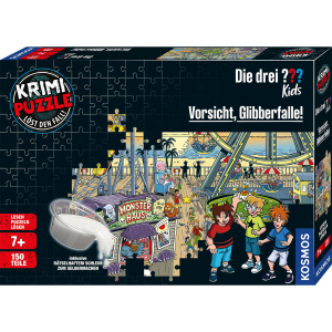 Die drei ??? Kids - Krimi Puzzle - Vorsicht, Glibber-Falle! 