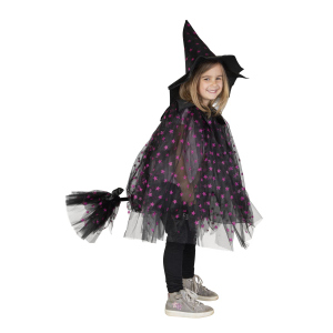 Kostüm - Hexe - 3-teilig - für Kinder