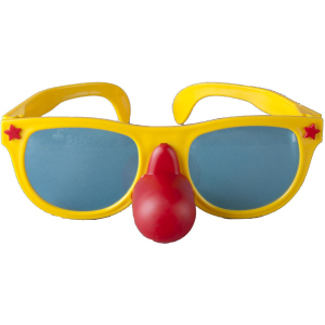 Brille - Clown - für Erwachsene
