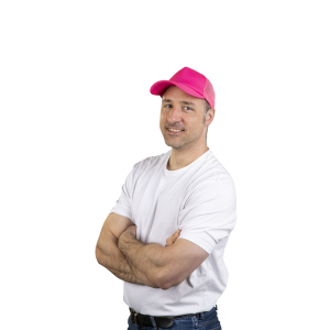 Baseballcap - für Erwachsene - Neon Pink