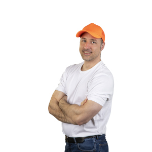 Baseballcap - für Erwachsene - Neon Orange