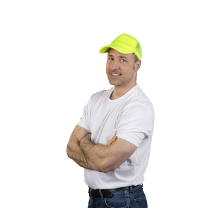 Baseballcap - für Erwachsene - Neon Gelb