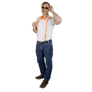 Faschingsset - Neon Dress-up - orange