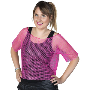 Netzoberteil - für Damen - pink