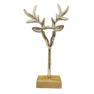 Standdeko - Hirschkopf - ca. 12 x 5 x 23,5 cm