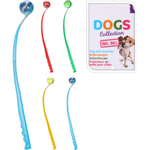 Hundespielzeug - Ballwerfer mit Tennisball - 1 Stück 