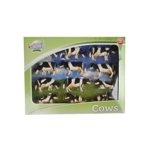 Kids Globe - Spielset Kühe - 12 Stück