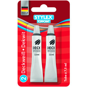 Stylex - Deckweiß 2 Tuben - je 7,5ml