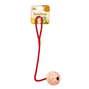 Hundezubehör - Spielball am Seil - L: 45 cm