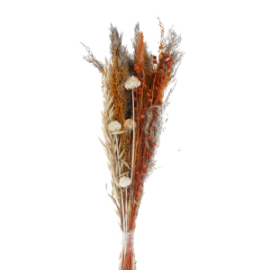 Naturbouquet mit weißen Blumen - ca. 55 cm