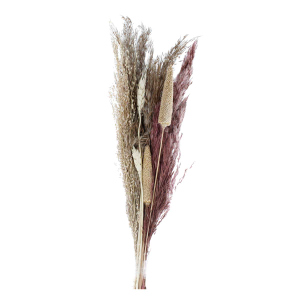 Naturbouquet rot/braun - ca. 55 cm
