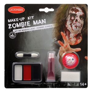 Schminkset - Zombie - Make-up mit Zubehör