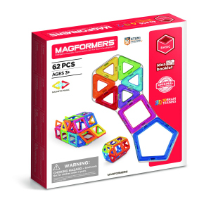 MAGFORMERS - Klassik - Magnetspielzeug - 62 Teile
