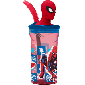 Spider-Man - Trinkbecher mit 3D-Figur - 360 ml