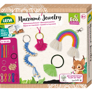 LENA - Eco Macramé Jewelry - Bastelset