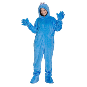 Sesamstrasse - Kostüm für Erwachsene - Krümmelmonster - in verschiedenen Größen