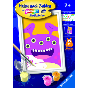 Malen nach Zahlen - Lila Monster