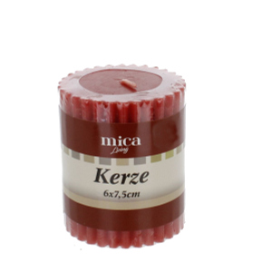 Kerze - ca. 6 x 7,5 cm