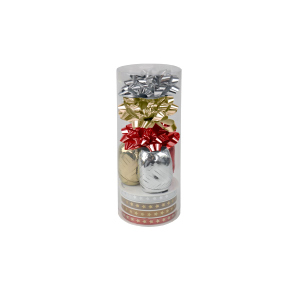 Geschenkbandset - Weihnachten - metallic - 10-teilig