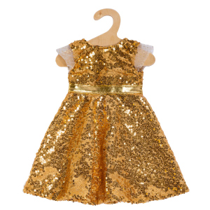 Puppenkleid - Goldstar - Größe 35 - 45 cm