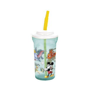 Disney 100 - Trinkbecher mit Strohhalm - 460 ml