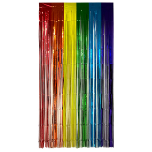 Partyvorhang bunt - ca. 182 x 100 cm