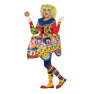 Schlüpfkostüm - Clown - für Erwachsene