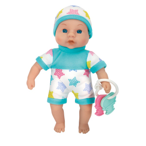 Besttoy - Babypuppe Luisa - mit Pflegezubehör - ca. 20 cm