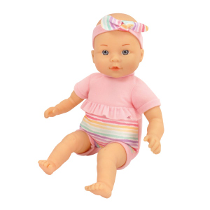 Besttoy - Babypuppe Maggy - mit Badezubehör - ca. 33 cm