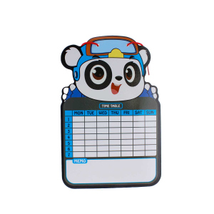 Stundenplan - abwischbar - Panda - mit Stift