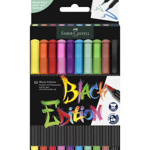 Faber-Castell - Filzstift Black Edition - 10er