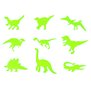 Besttoy - Wandsticker Dinosaurier Glow in the dark