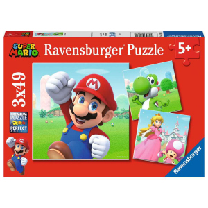 Super Mario - Puzzleset - 3 x 49 Teile