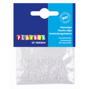 Fancy loops - Loombands - Verbindungshaken - 60 Stück