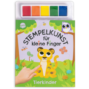 Stempelkunst für kleine Finger - Tierkinder 