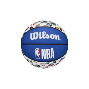 Wilson - NBA Basketball  - Größe 3 - blau/rot