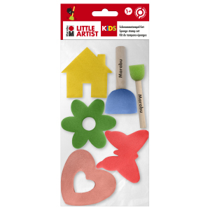 Marabu KiDS - Little Artist Schwammstempel-Set